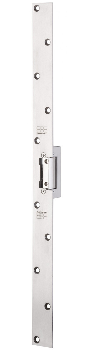 Maasland Elektrische vergrendelingen Elektrische Deuropener, vlakke sluitplaat 50 CM RVS, 12-28V DC Maasland Elektrische vergrendelingen Elektrische Deuropener, vlakke sluitplaat 50 CM RVS, 12-28V DC