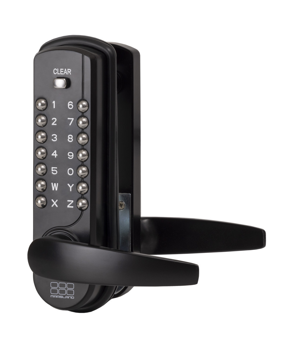 Maasland Toegangscontrole Mechanisch Codeslot met vrijzetfunctie, zwart Maasland Toegangscontrole Mechanisch Codeslot met vrijzetfunctie, zwart