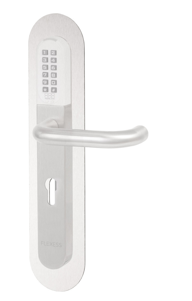 Maasland Toegangscontrole Set RVS onderlegplaten T.B.V. flexess code/kaart beslag