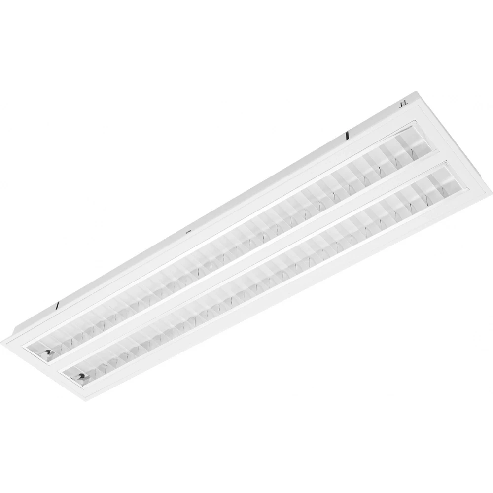 Macbright Led906-mat-DP led inlegarmatuur 2LS 4000 830 ND GST18/4 nu 3000K 4500LM 1195x295mm 41-80&deg; wit