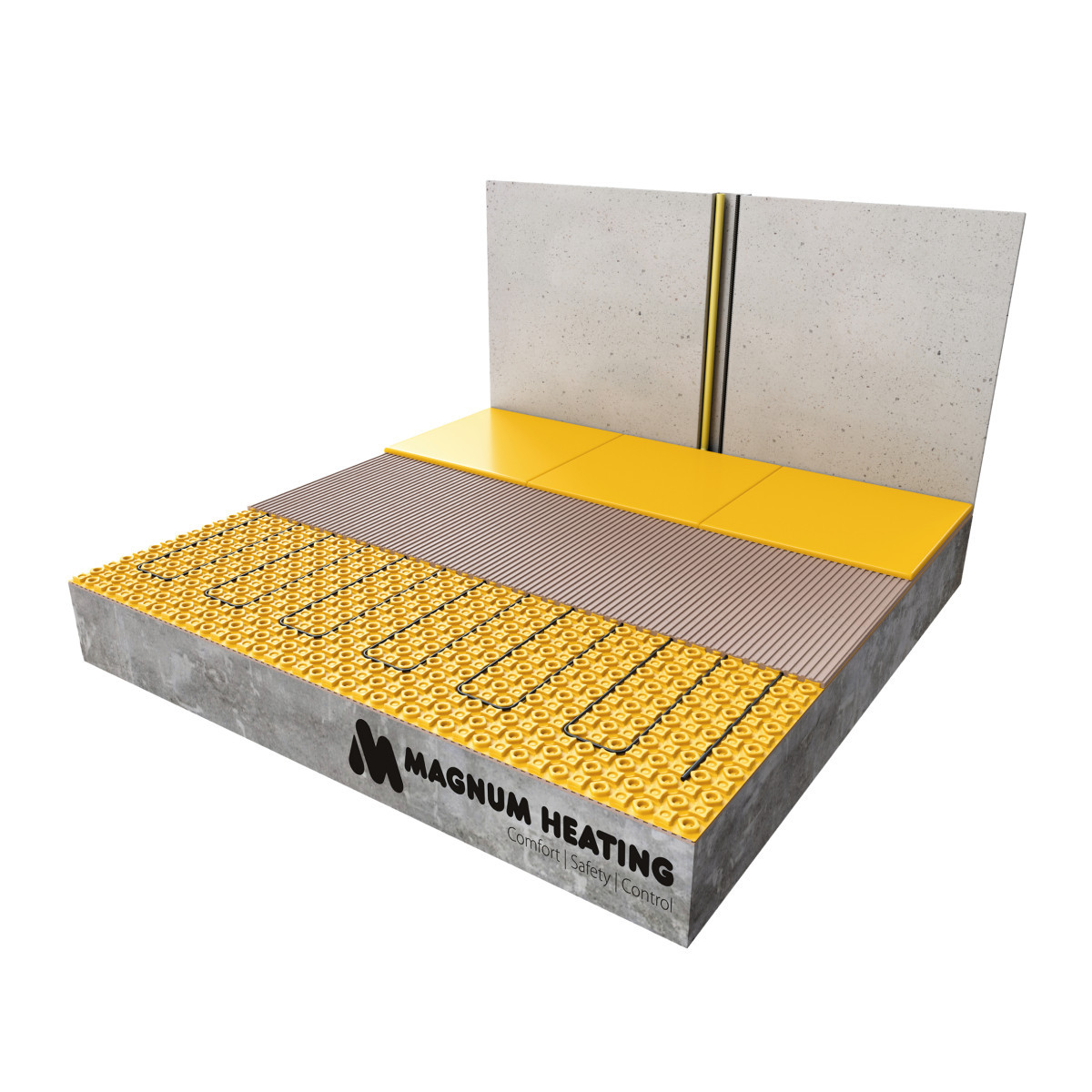 Magnum MAGNUM Decoupling Systeem Decoupling systeem set 4,5 M² incl wifi-therm. zwart