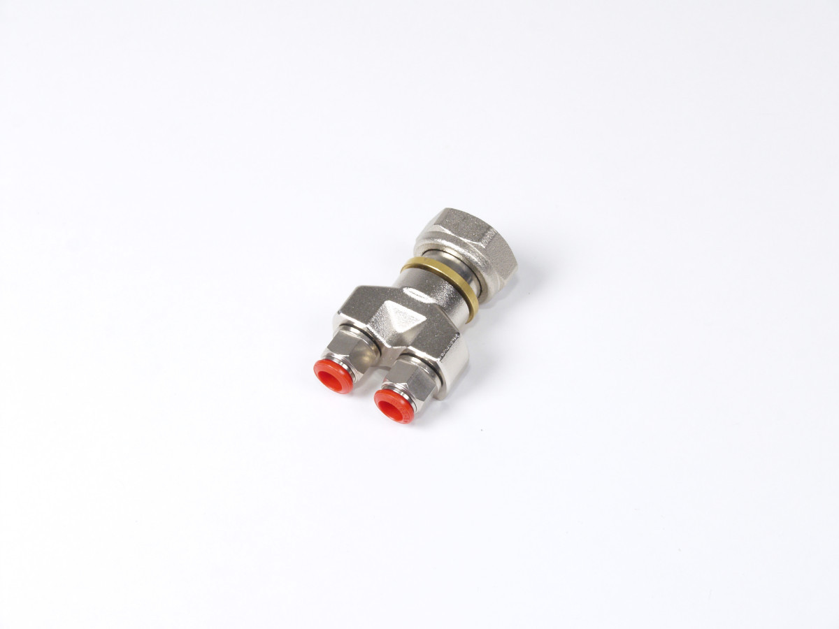 Magnum SlimFit Slimfit push aansluitset voor 2X 80 meter buis 10MM