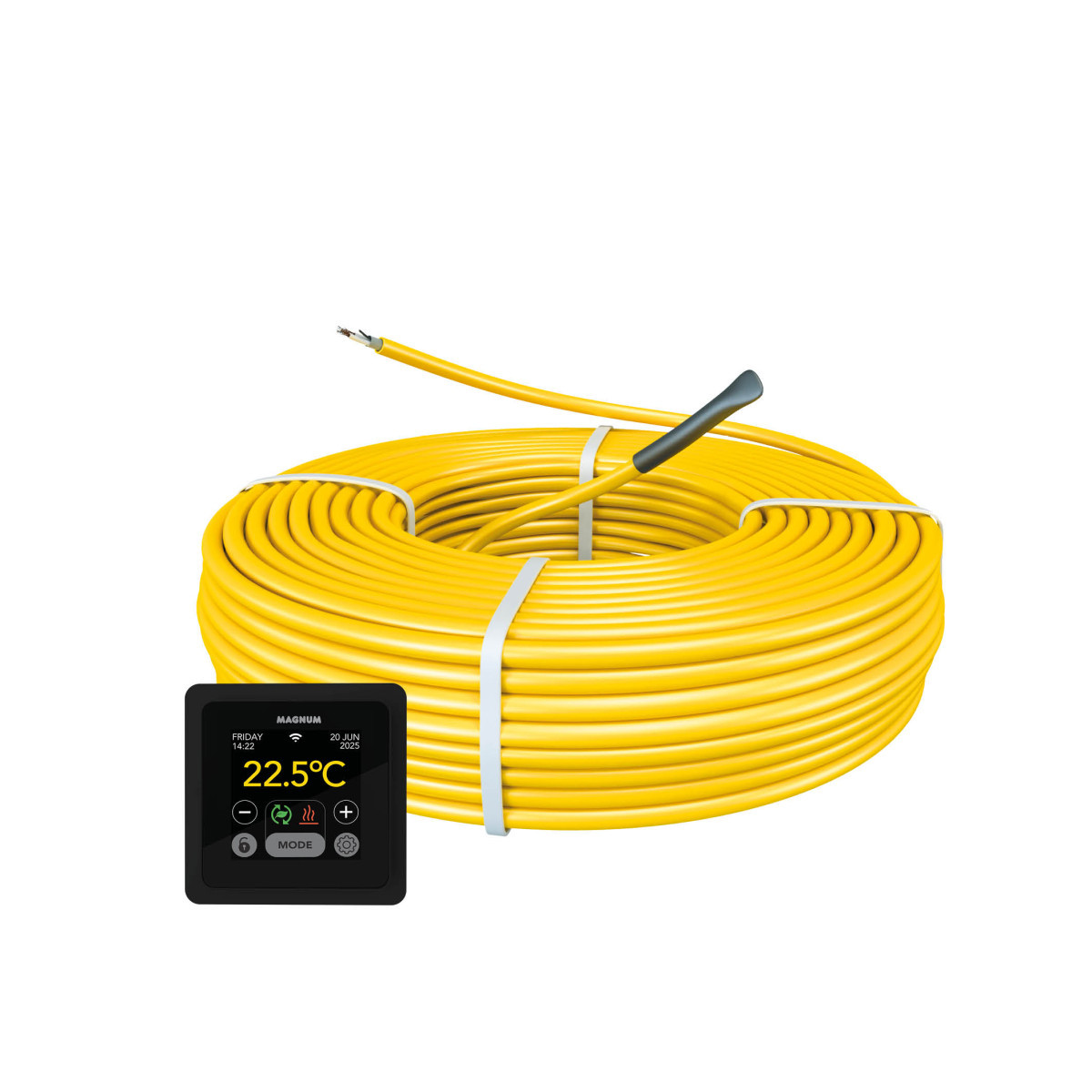 Magnum Verwarmingskabel Cable set 1250W + wifi thermostaat zwart