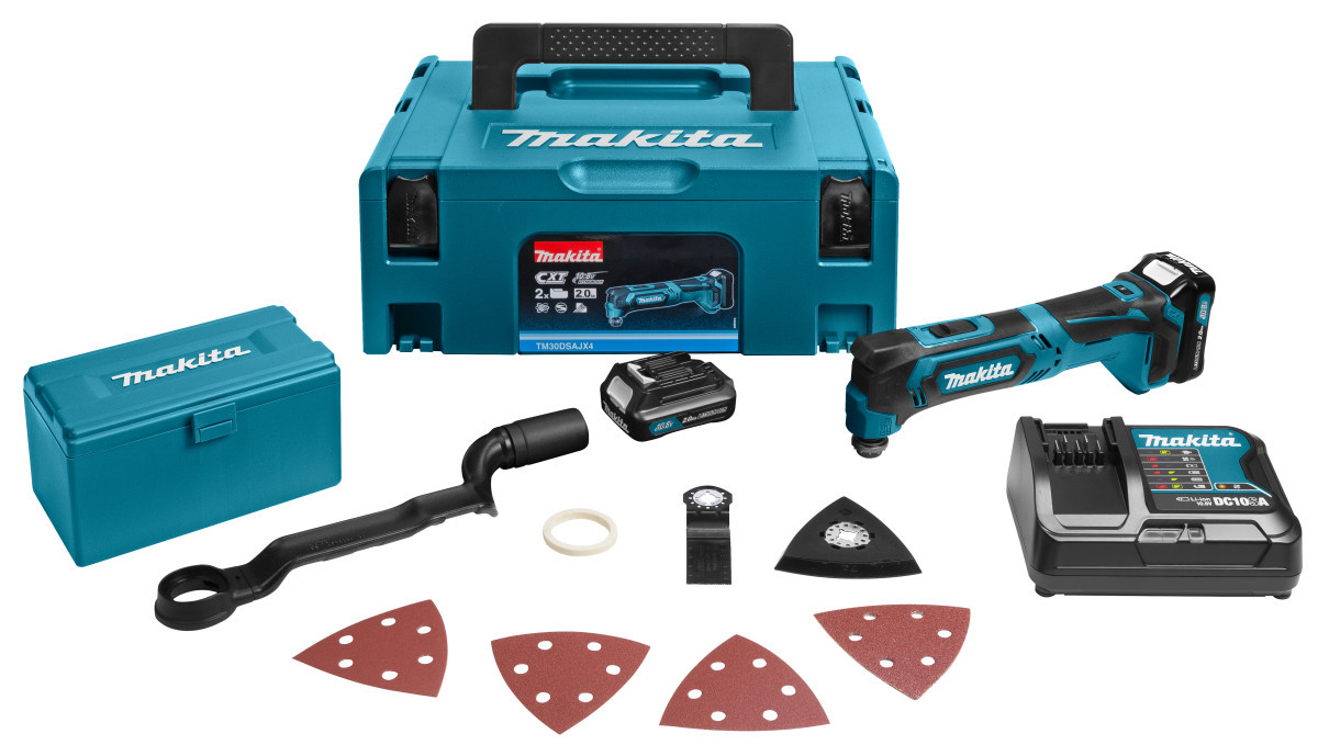 Makita 10,8V MULTTOOL TM30DSAJX4