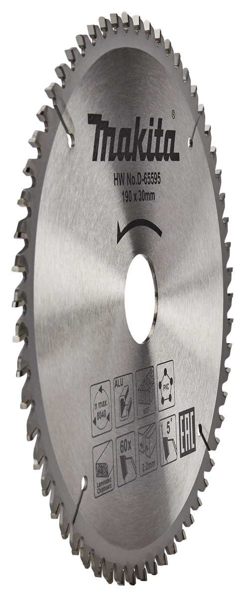 Makita Afkort- en cirkelzaagblad div. materialen