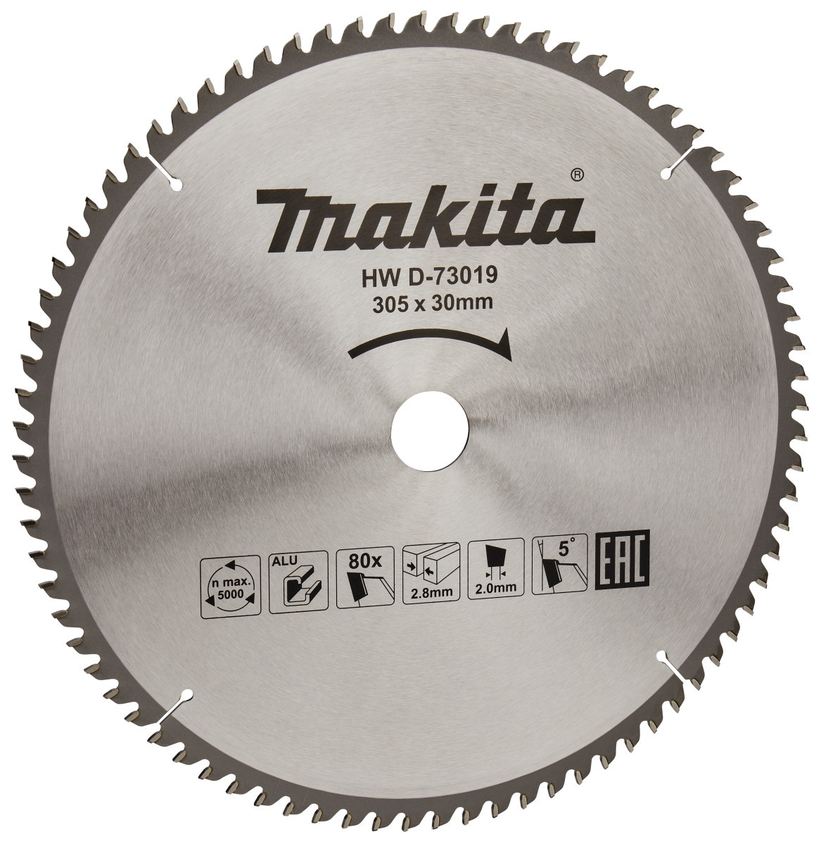 Makita Afkortzaagblad Aluminium
