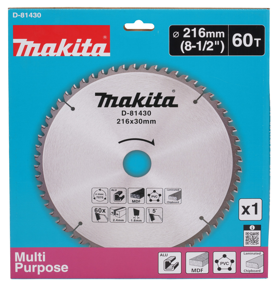 Makita Afkortzaagblad Div. materialen