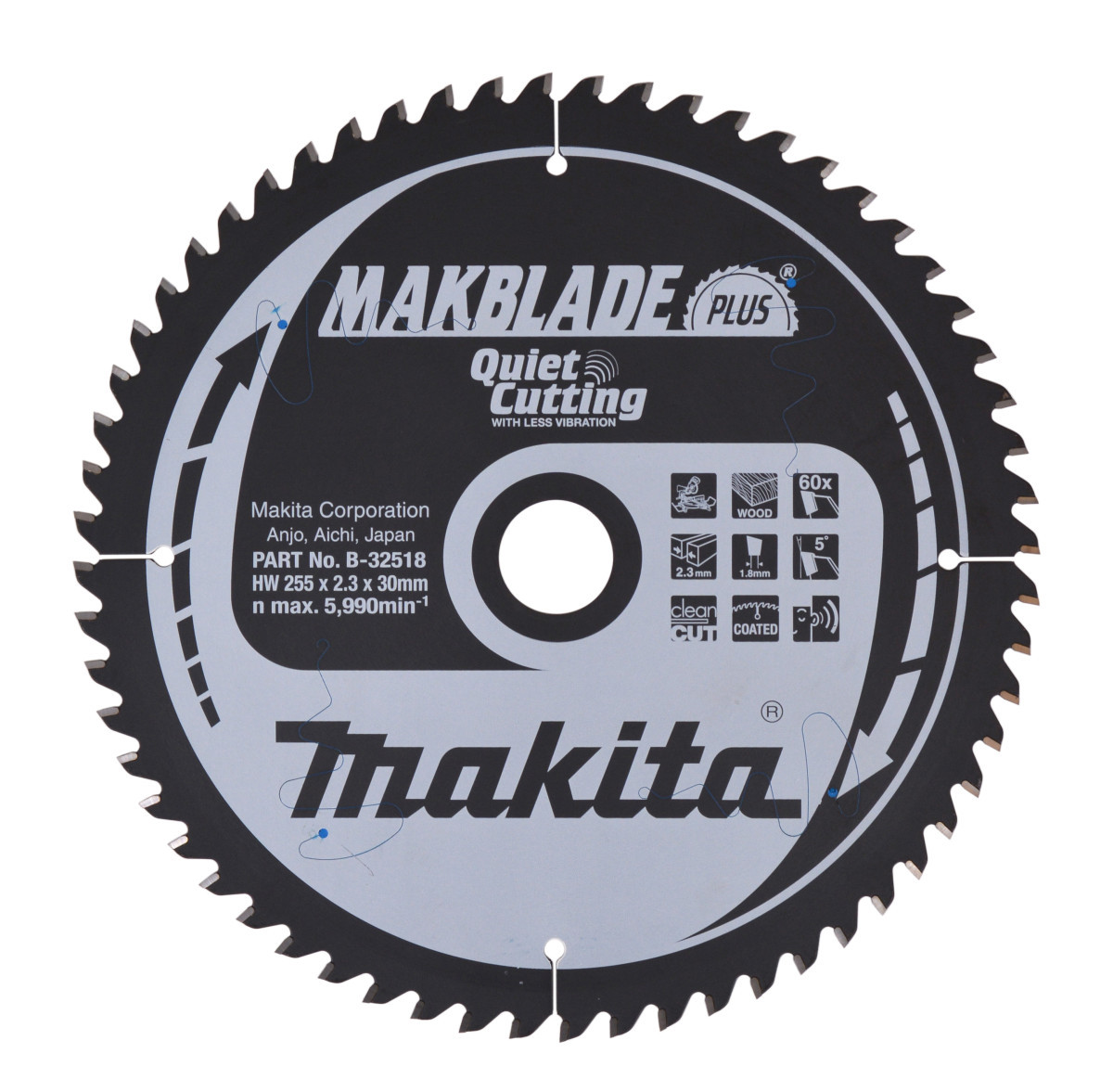 Makita Afkortzaagblad Hout