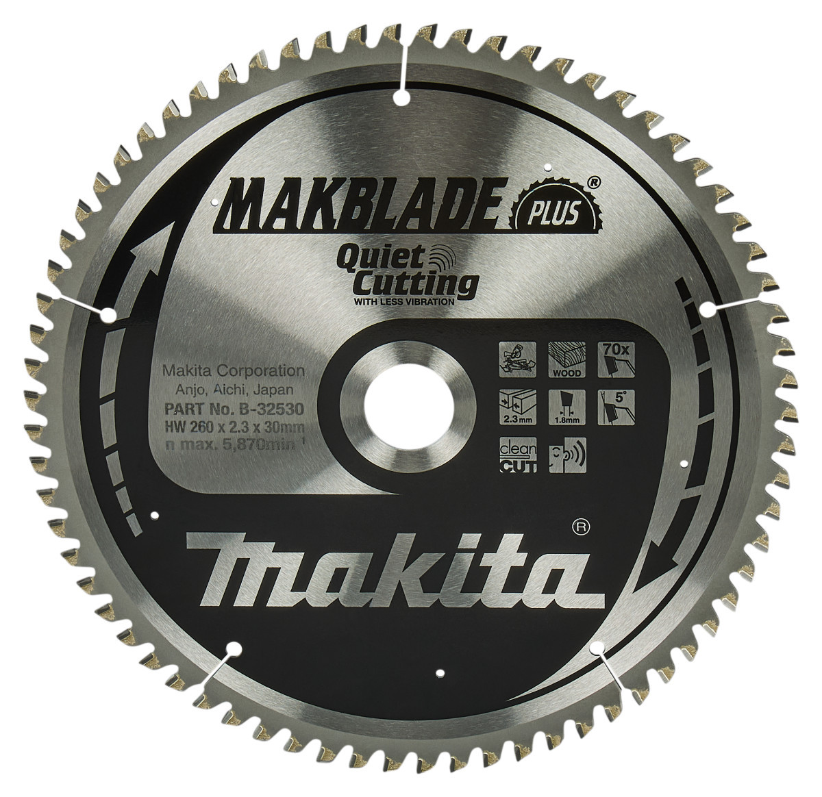 Makita Afkortzaagblad Hout