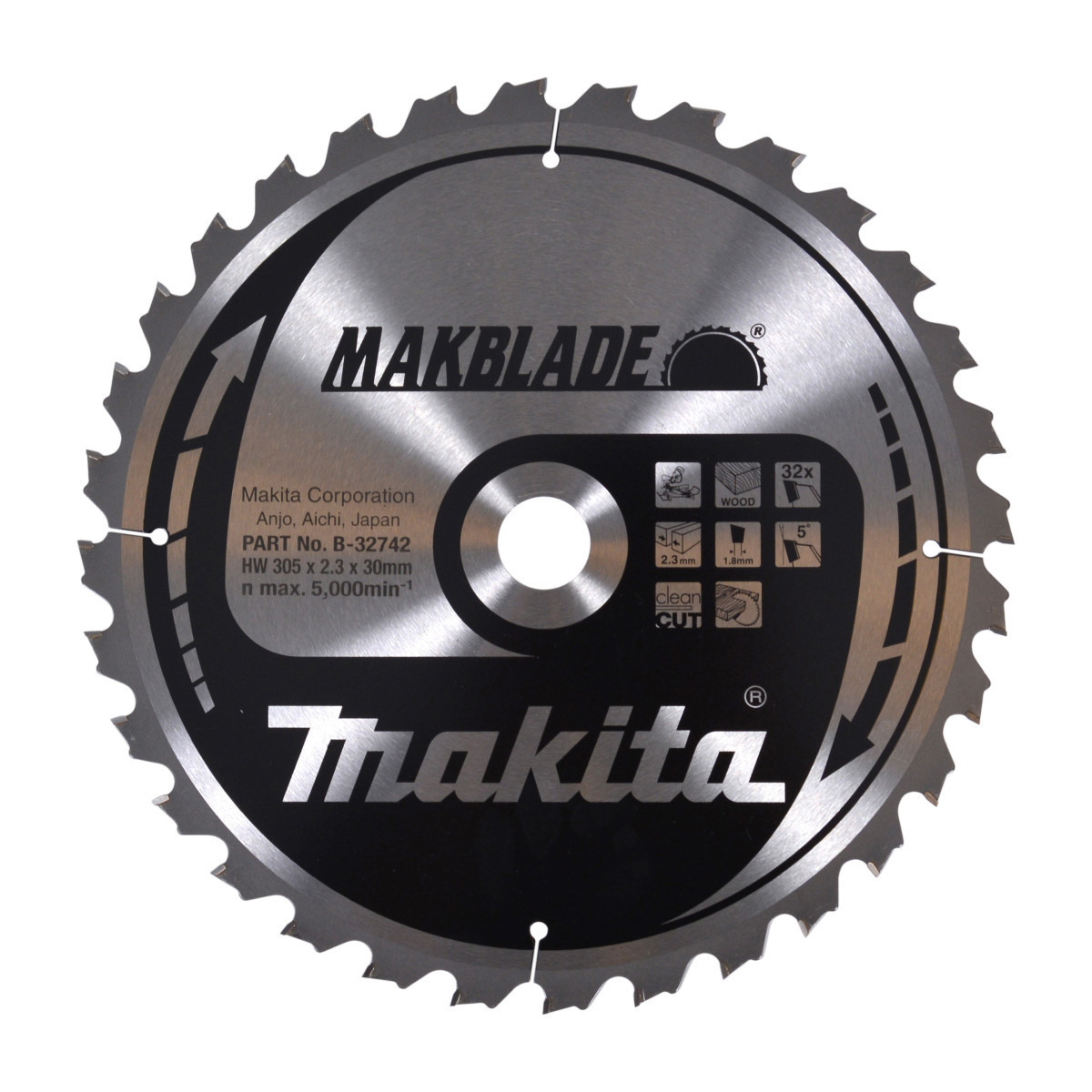 Makita Afkortzaagblad Hout