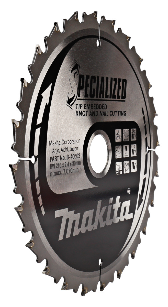 Makita Afkortzaagblad Hout (noest/spijker)