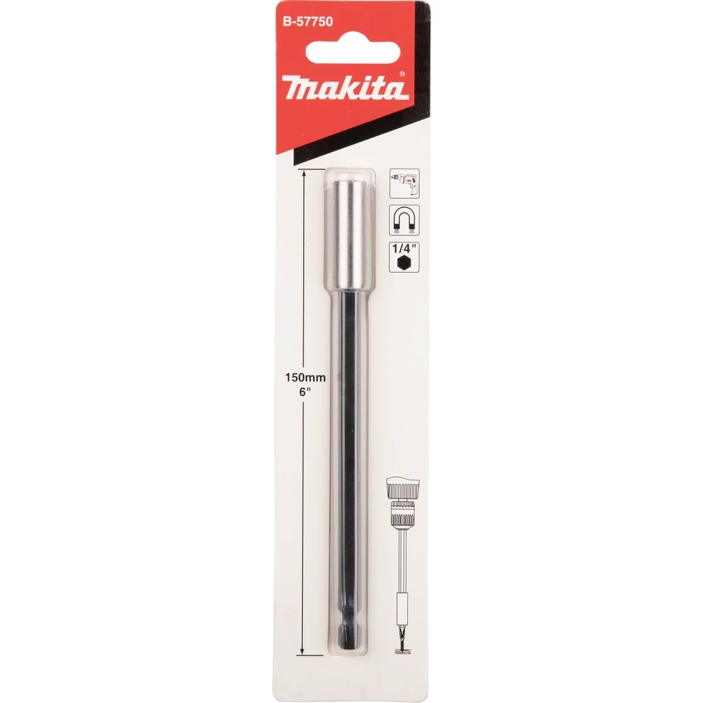 Makita Bithouder Magnetisch 1/4"X150MM