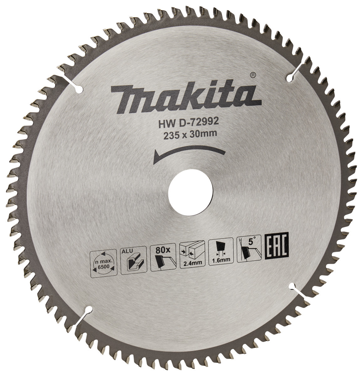 Makita Cirkelzaagblad Aluminium
