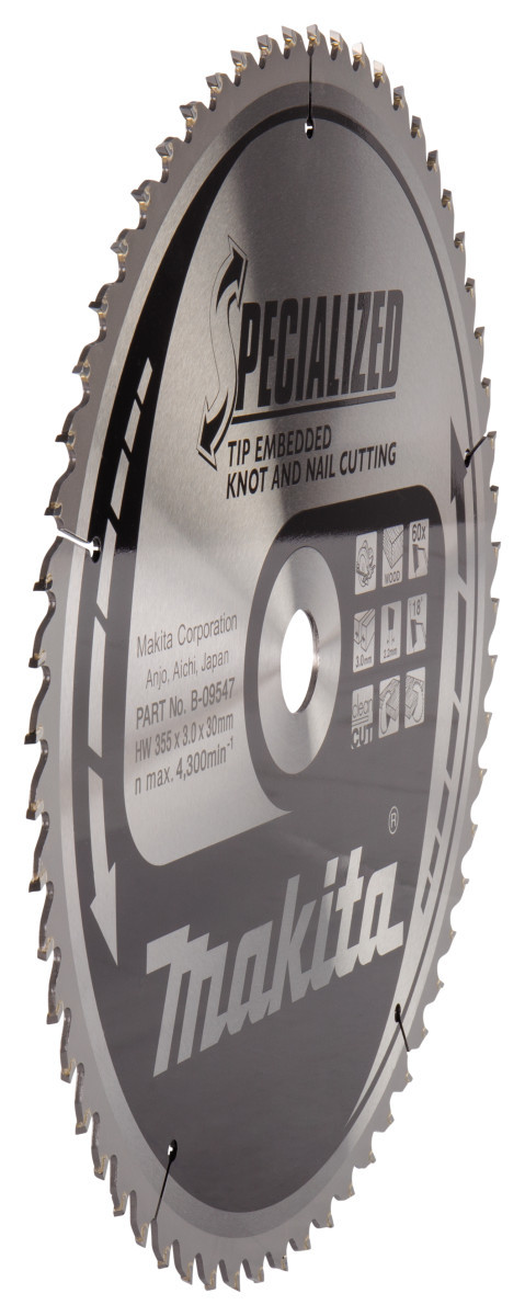 Makita Cirkelzaagblad Hout (noest/spijker)