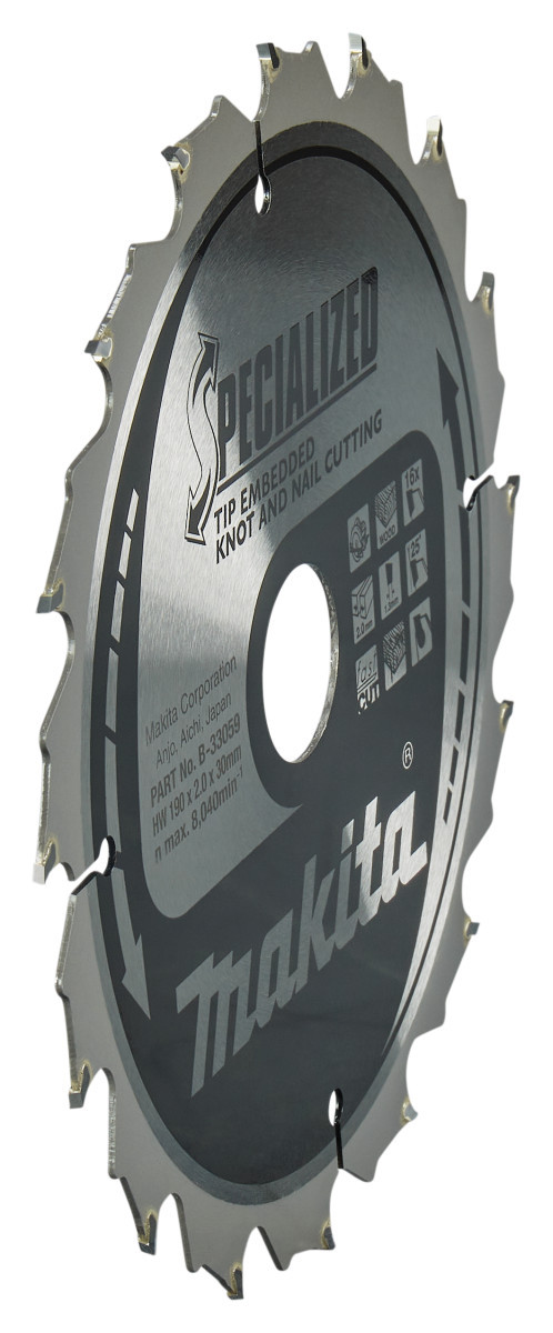 Makita Cirkelzaagblad Hout (noest/spijker)