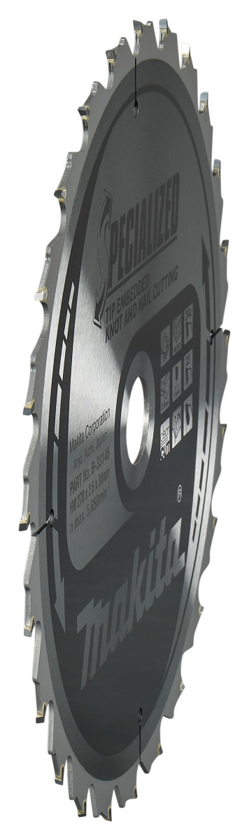 Makita Cirkelzaagblad Hout (noest/spijker)