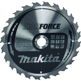 Makita CIRKELZGBLAD HOUT B-32172