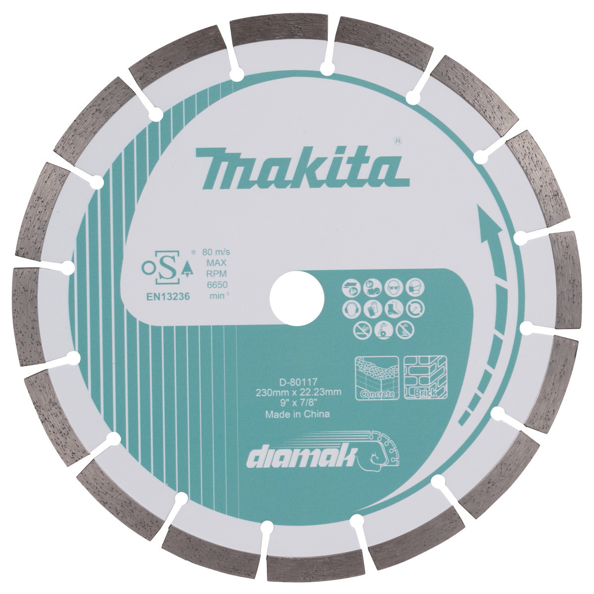 Makita Diamantschijf 230x22,23x2,4MM
