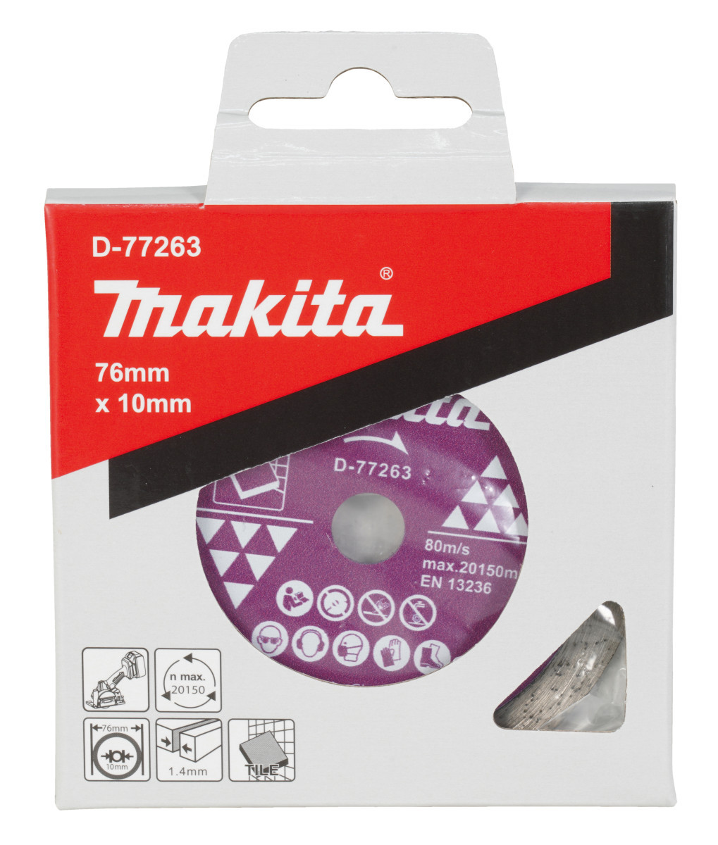 Makita Diamantschijf 76x10x1,4MM