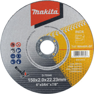 Makita DOORSLIJPSCHF RVS D-75546