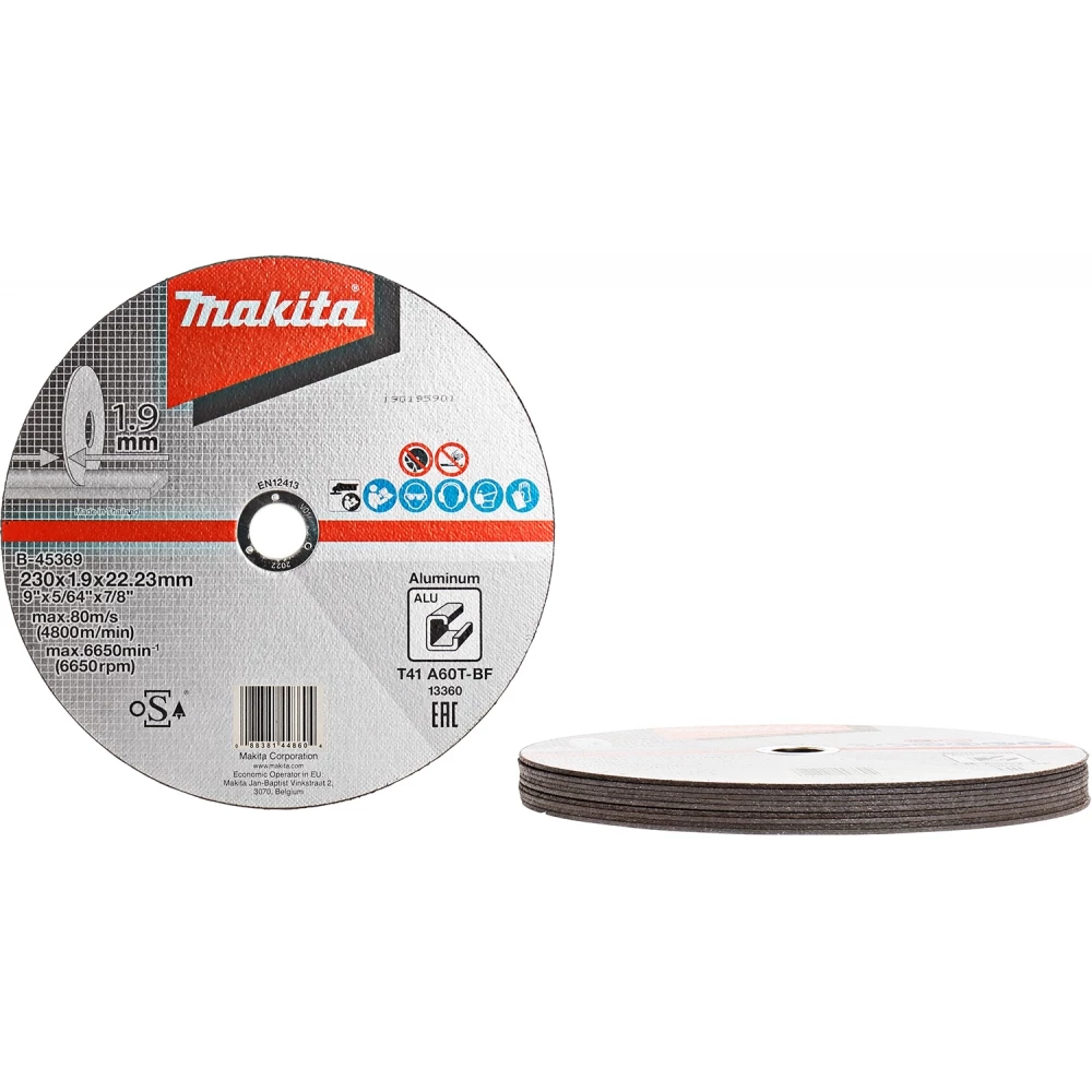 Makita Doorslijpschijf Aluminium