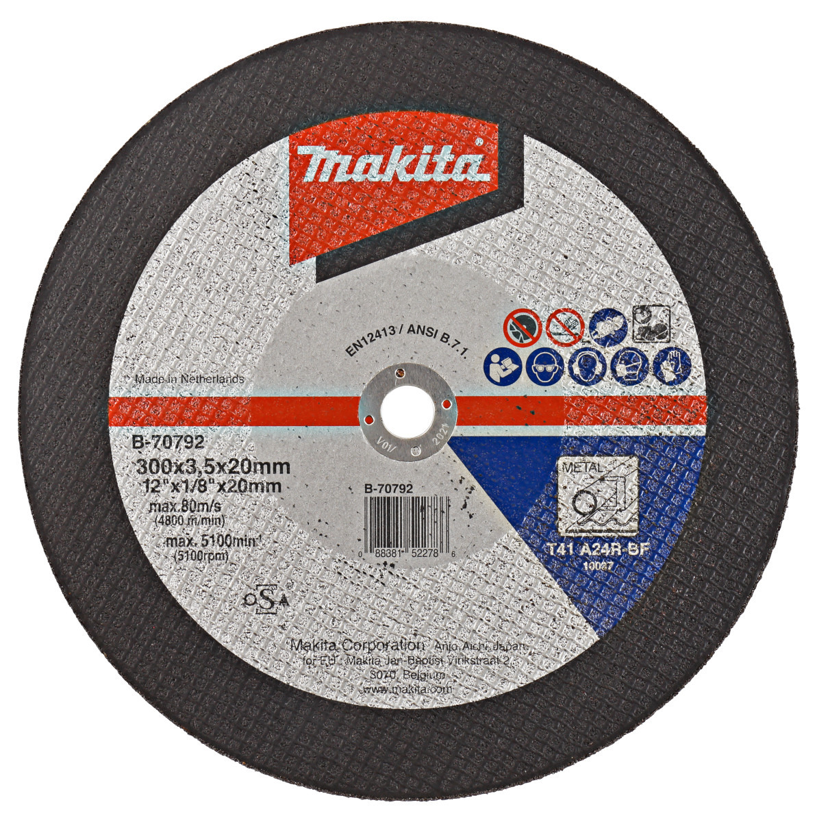 Makita Doorslijpschijf Staal