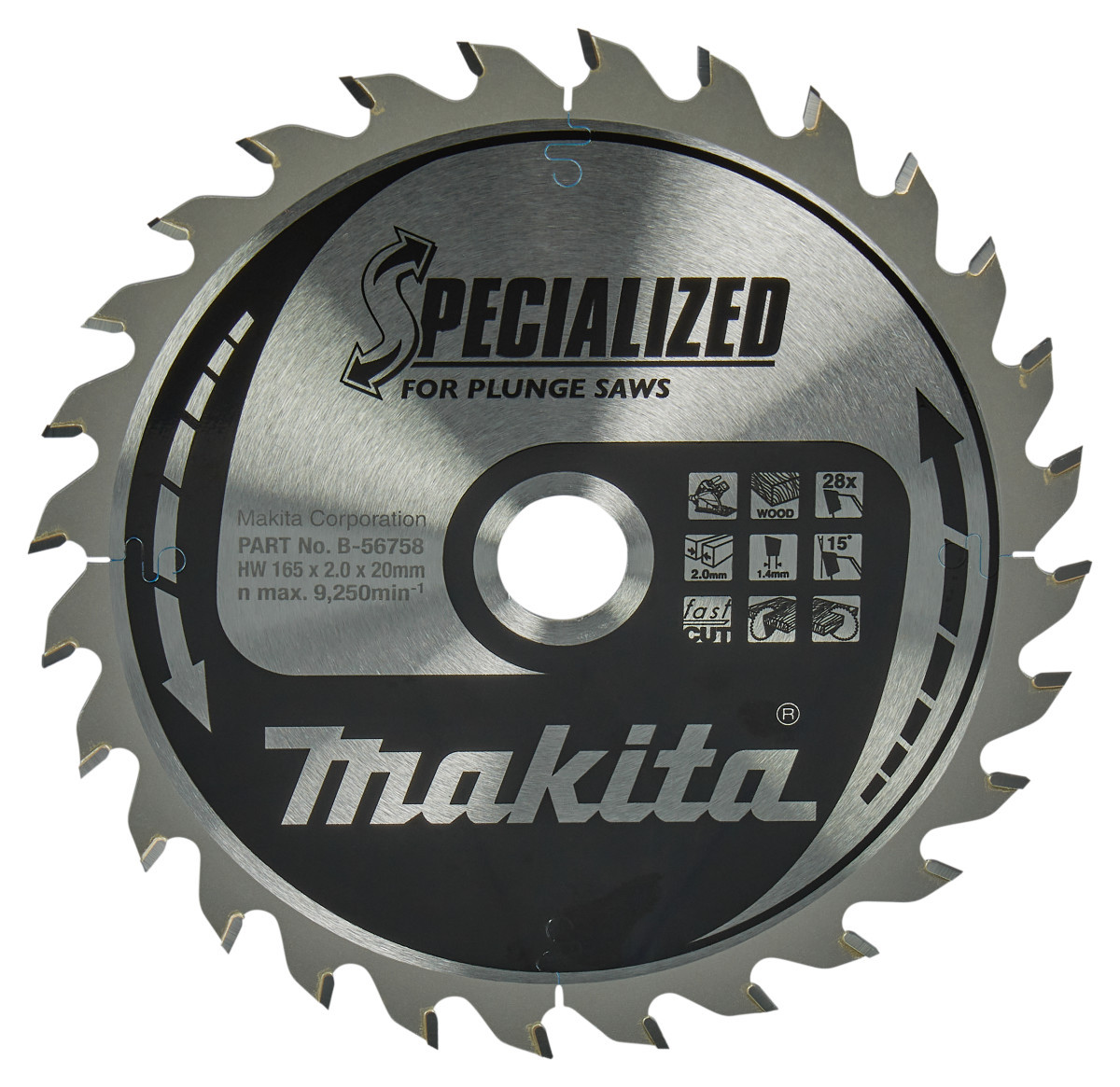 Makita Invalcirkelzaagblad Hout