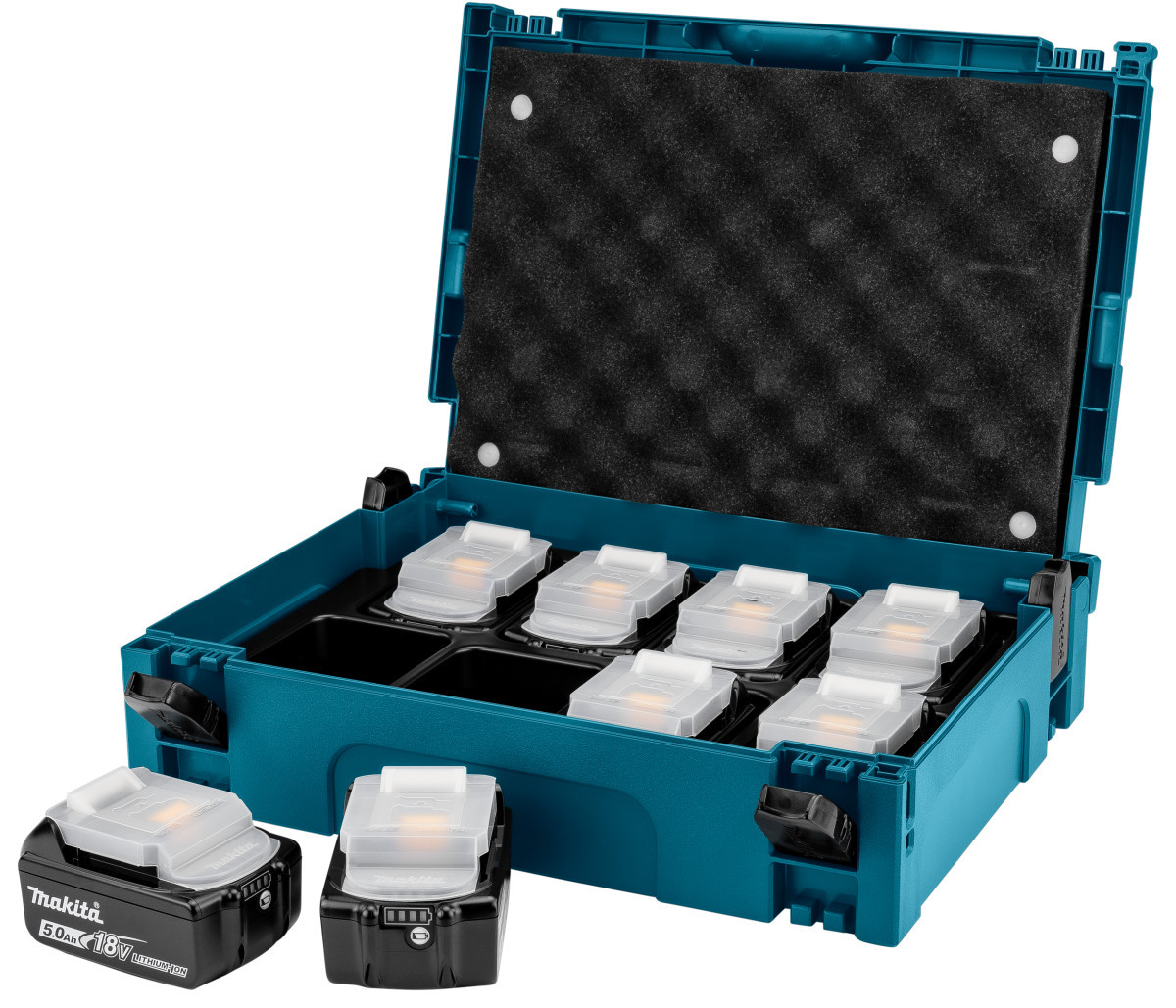 Makita Kofferinzet/Inlay 8X accu BL1850B