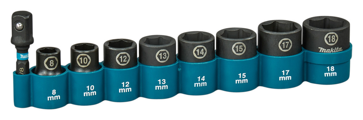 Makita Krachtdoppenset 9-delig