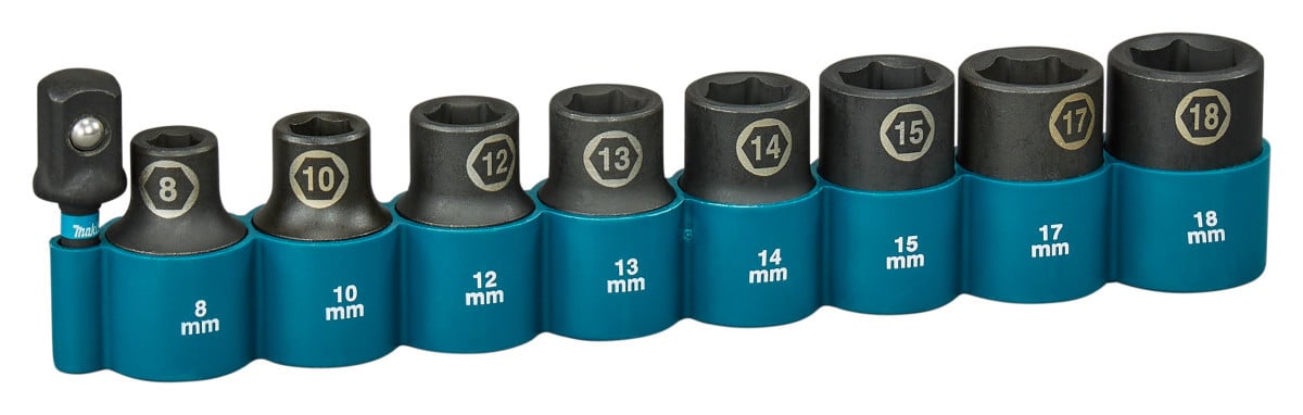 Makita Krachtdoppenset 9-delig