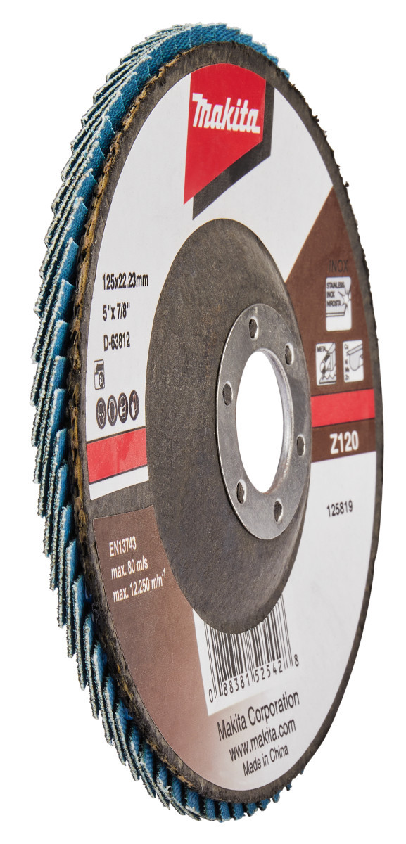 Makita Lamellenschuurschijf 125MM Z120