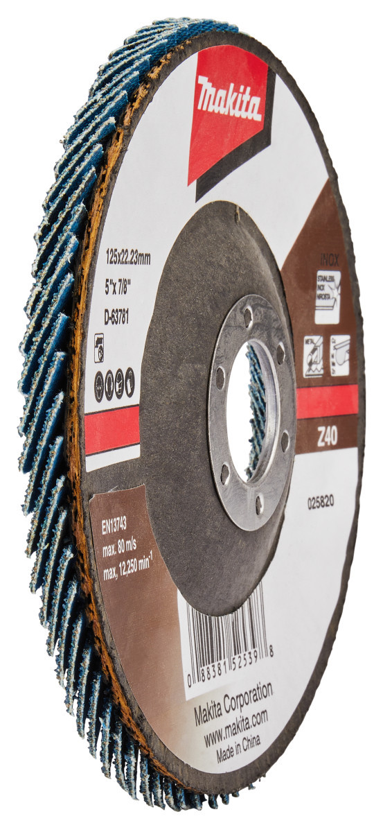 Makita Lamellenschuurschijf 125MM Z40