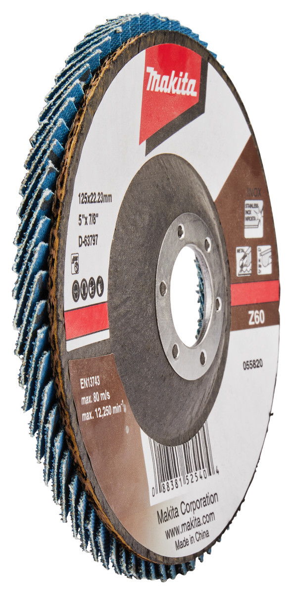 Makita Lamellenschuurschijf 125MM Z60