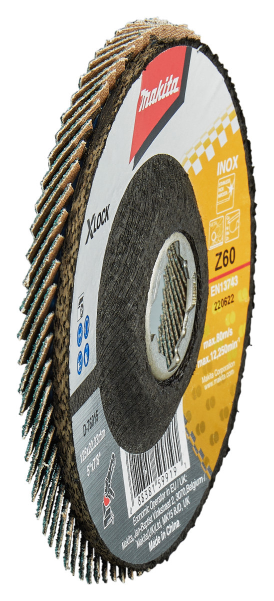 Makita Lamellenschuurschijf 125MM Z60 X-lock