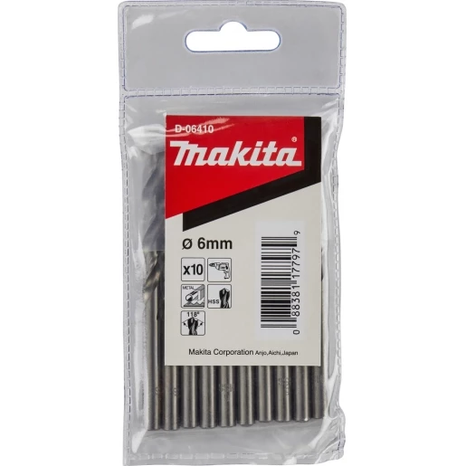 Makita Metaalboor 6x93mm HSS