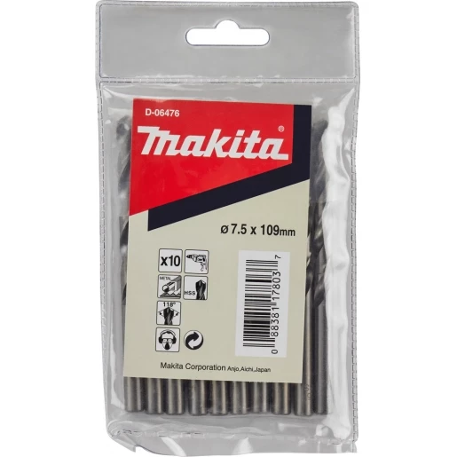 Makita Metaalboor 7.5x109mm HSS