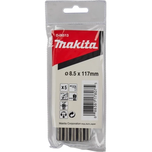 Makita Metaalboor 8.5x117mm HSS