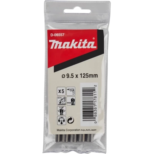 Makita Metaalboor 9.5x125mm HSS