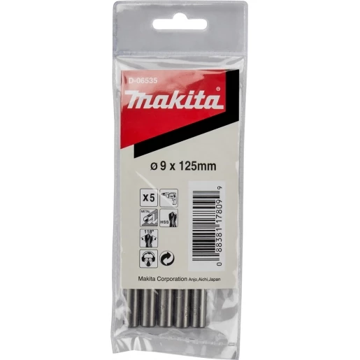 Makita Metaalboor 9x125mm HSS