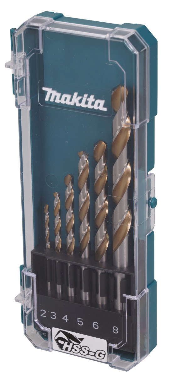 Makita Metaalboorset HSS-G 6-DLG