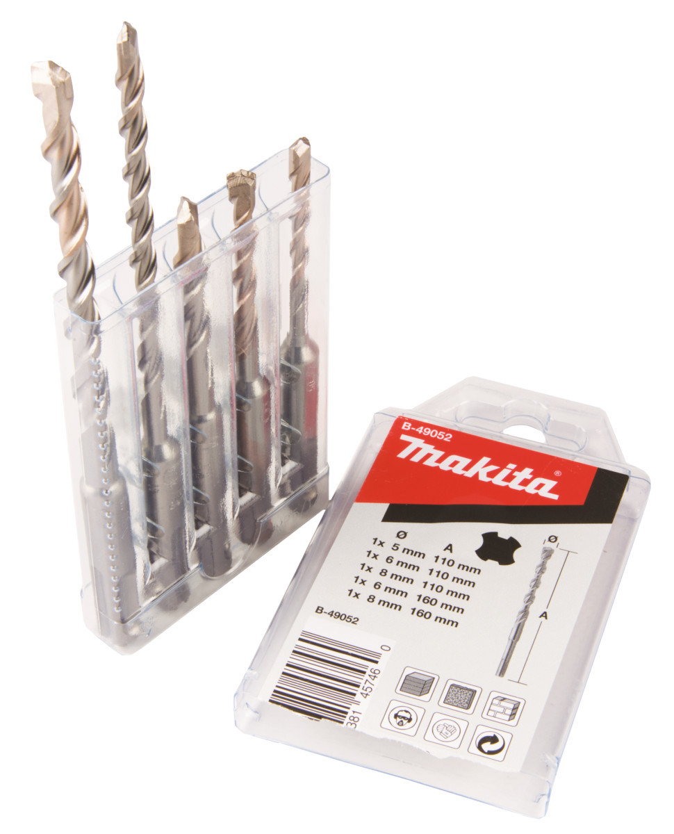 Makita P2S: Betonboorset 5-delig