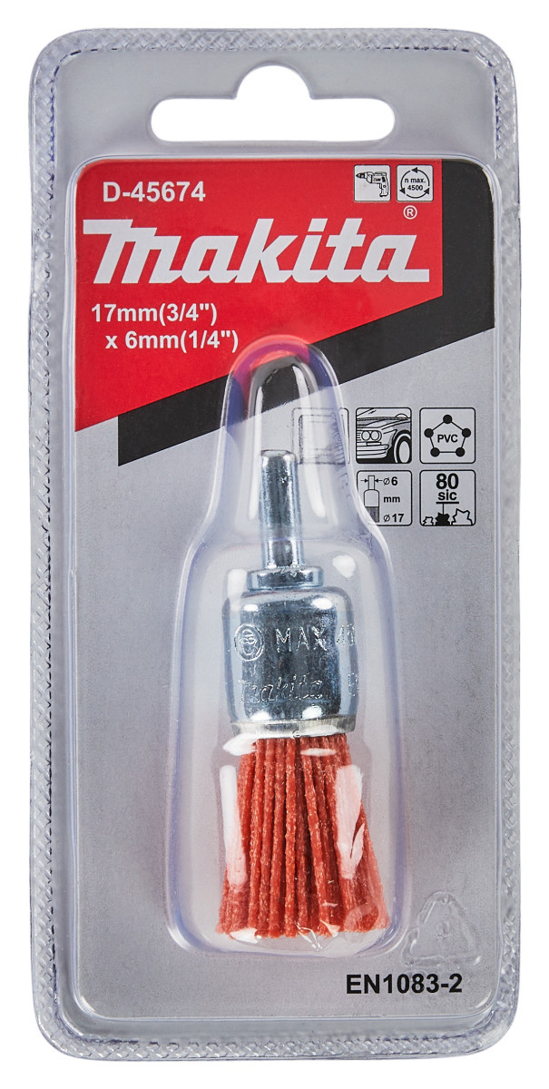 Makita Penseelborstel 6x17mm