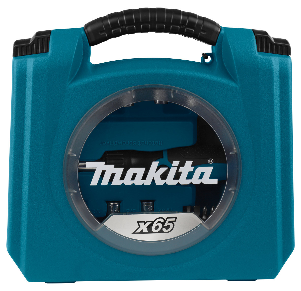 Makita Ratel-/dop-/schroefbitset 65-delig