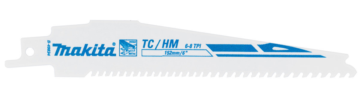 Makita Reciprozaagblad Hout/staal 132MM