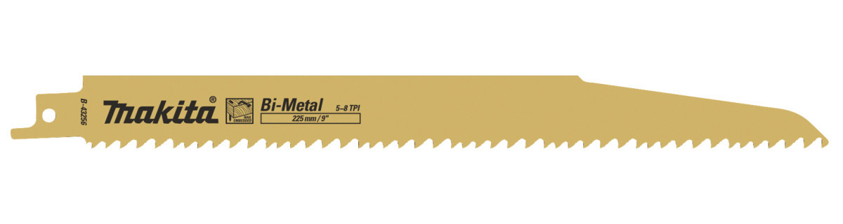 Makita Reciprozaagblad Hout/staal 205MM