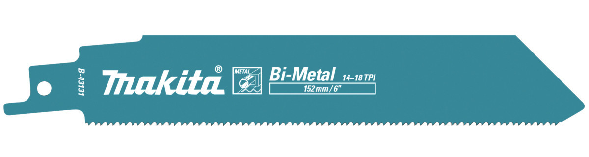 Makita Reciprozaagblad Staal 132MM