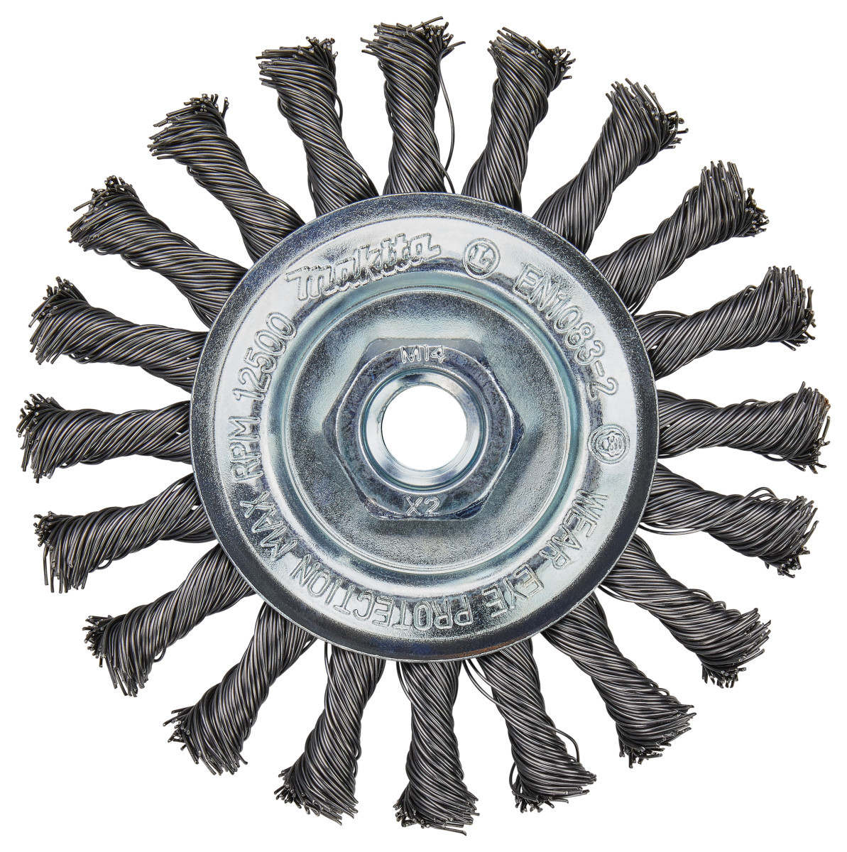 Makita Rondborstel m14x115mm