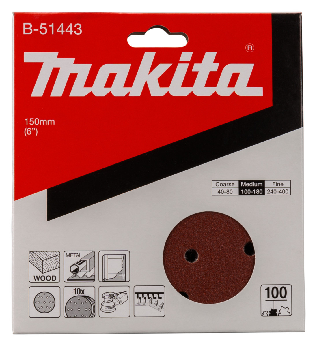 Makita Schuurschijf 150MM a100 velcro