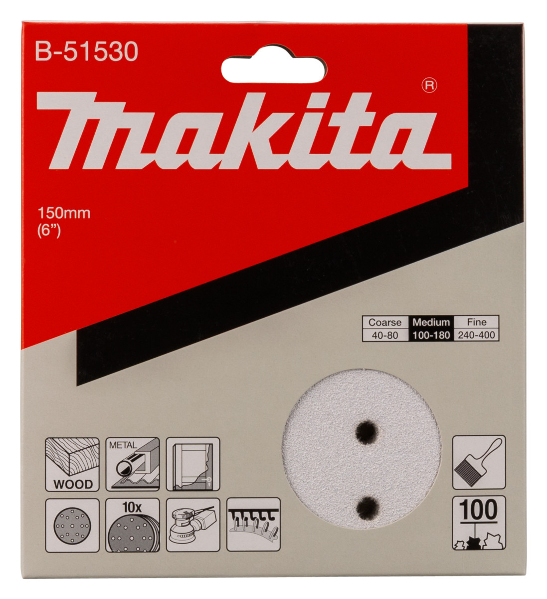 Makita Schuurschijf 150MM a100 velcro