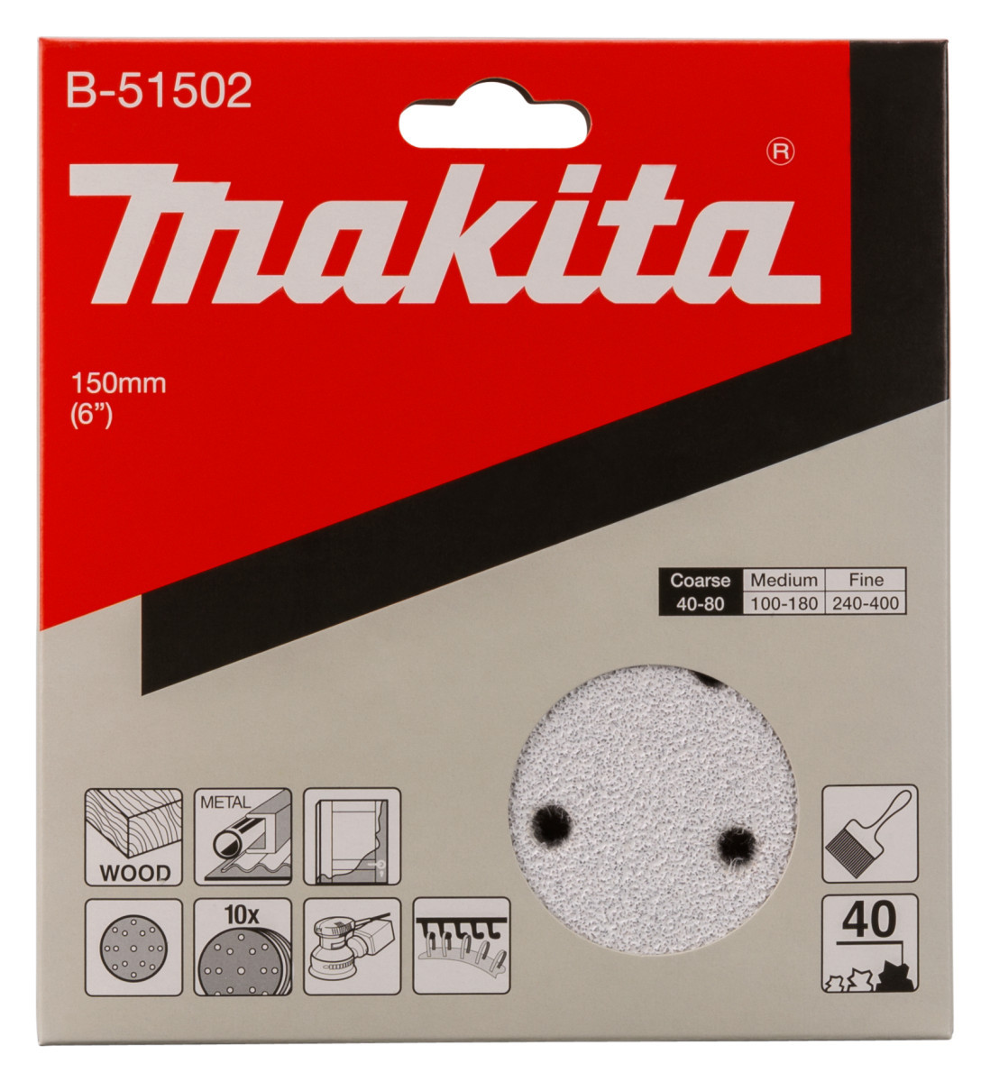 Makita Schuurschijf 150MM a40 velcro